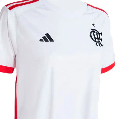 Camisa Flamengo CRF Feminina Away 24/25 - Branca