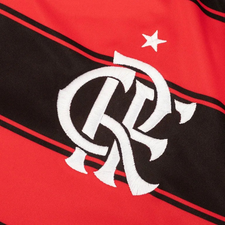 Camisa Flamengo CRF Home 25/26 - Preta e Vermelha